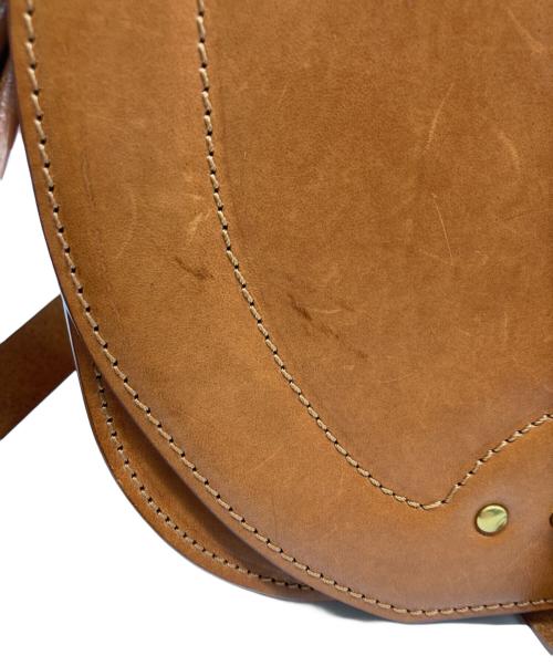 jerome dreyfuss（ジェロームドレイフェス）jerome dreyfuss (ジェロームドレイフェス) レザーショルダーバッグ ブラウンの古着・服飾アイテム