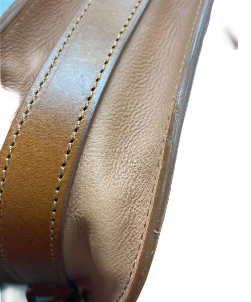 jerome dreyfuss（ジェロームドレイフェス）jerome dreyfuss (ジェロームドレイフェス) レザーショルダーバッグ ブラウンの古着・服飾アイテム