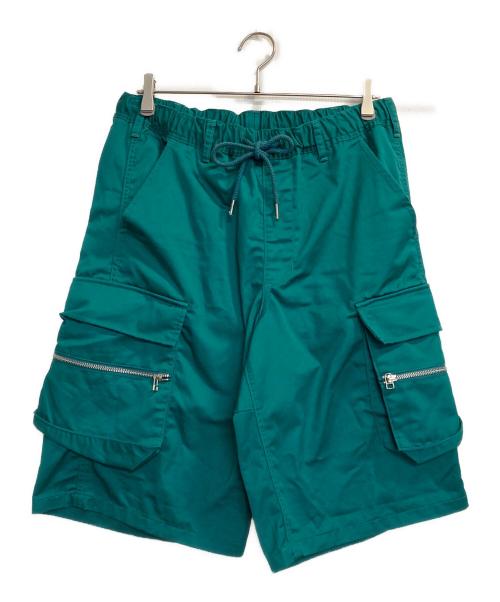 DANKE SCHON（ダンケ シェーン）DANKE SCHON (ダンケ シェーン) カーゴハーフパンツ グリーン サイズ:Ｌの古着・服飾アイテム