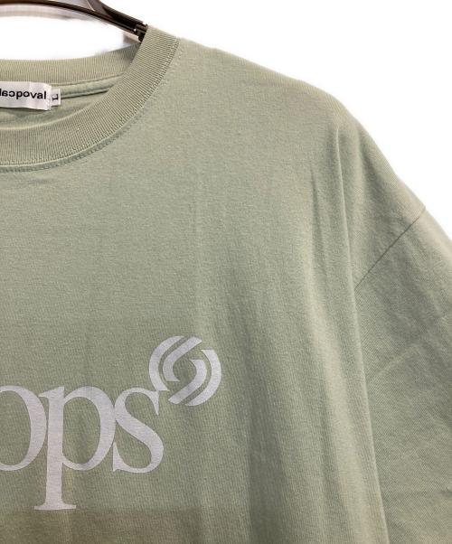 Cabaret Poval（キャバレーポバール）Cabaret Poval (キャバレーポバール) Ooops TEE グリーン サイズ:Ｌの古着・服飾アイテム