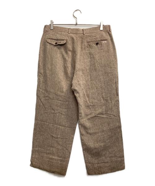 PAPAS（パパス）PAPAS (パパス) リネンタックパンツ ベージュ サイズ:ＬＬの古着・服飾アイテム