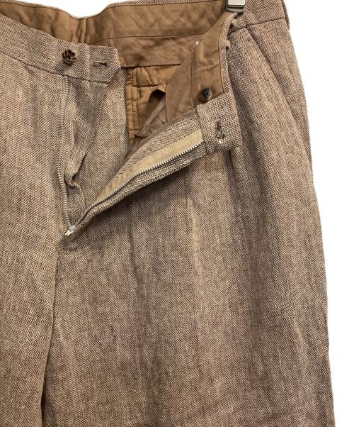 PAPAS（パパス）PAPAS (パパス) リネンタックパンツ ベージュ サイズ:ＬＬの古着・服飾アイテム