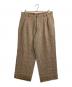 PAPAS（パパス）の古着「リネンタックパンツ」｜ベージュ