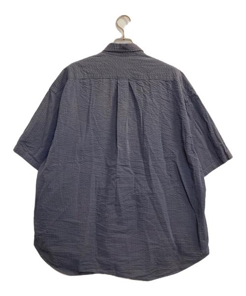 Koti（コティ）Koti (コティ) シアサッカーシャツ グレー サイズ:Ｌの古着・服飾アイテム