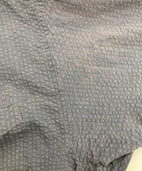 Koti（コティ）Koti (コティ) シアサッカーシャツ グレー サイズ:Ｌの古着・服飾アイテム
