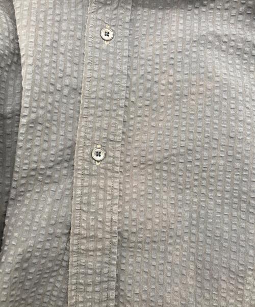 Koti（コティ）Koti (コティ) シアサッカーシャツ グレー サイズ:Ｌの古着・服飾アイテム