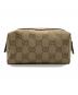 GUCCI (グッチ) GGキャンバスコスメポーチ：7000円