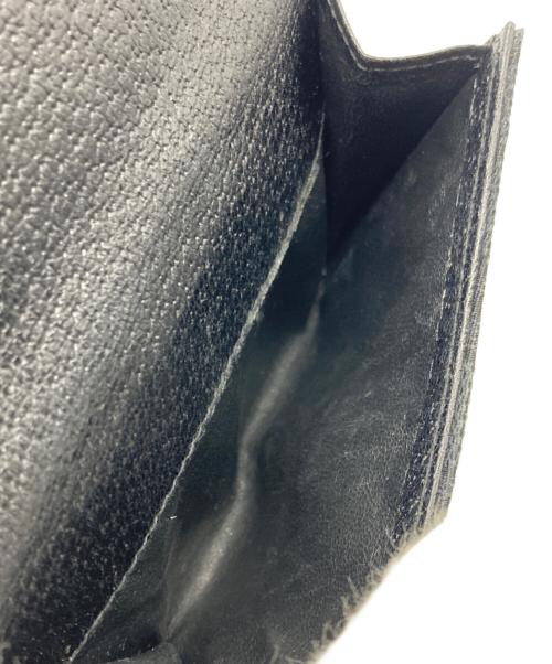 GUCCI（グッチ）GUCCI (グッチ) GGキャンバスコンパクトウォレット ブラックの古着・服飾アイテム