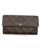 LOUIS VUITTONルイ ヴィトン）の古着「長財布」｜ブラウン