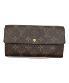 LOUIS VUITTON（ルイ ヴィトン）の古着「長財布」｜ブラウン
