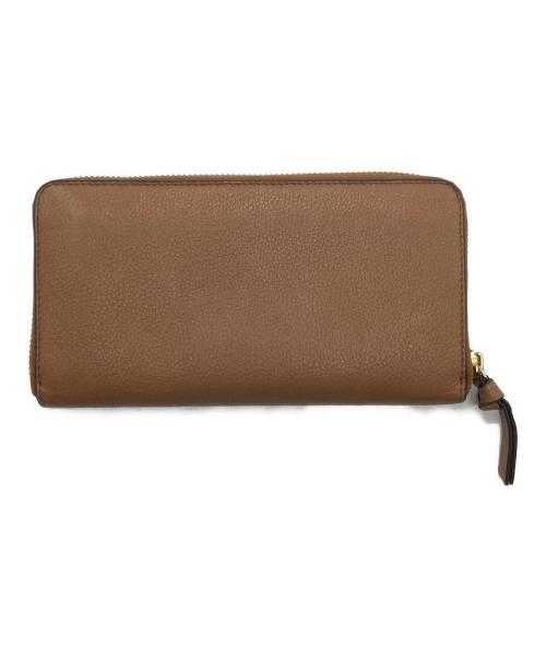 TORY BURCH（トリーバーチ）TORY BURCH (トリーバーチ) ロングジップウォレット ブラウンの古着・服飾アイテム