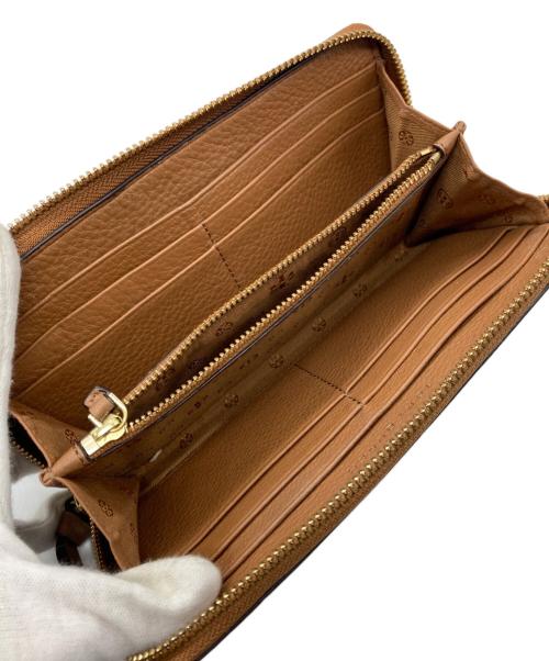 TORY BURCH（トリーバーチ）TORY BURCH (トリーバーチ) ロングジップウォレット ブラウンの古着・服飾アイテム