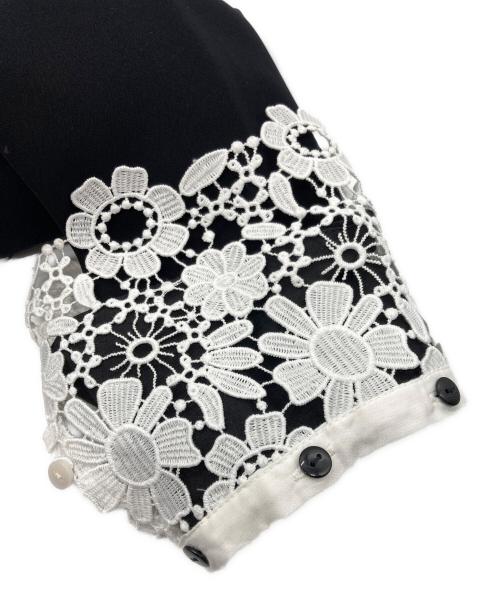 BEARDSLEY（ビアズリー）BEARDSLEY (ビアズリー) 袖口レース3wayワンピース ブラック サイズ:ＦＲＥＥの古着・服飾アイテム