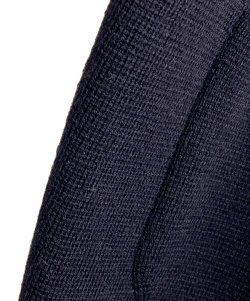 Noble（ノーブル）Noble (ノーブル) 配色トリミングミラノリブショートジャケット ネイビー サイズ:記載なしの古着・服飾アイテム