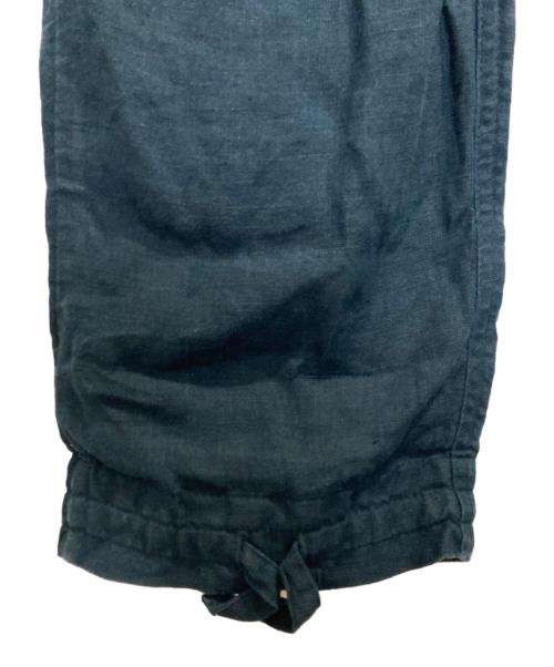 HAAR SCOTLAND（ハールスコットランド）HAAR SCOTLAND (ハールスコットランド) Linen Fatigue Loose Tapered Pants ネイビー サイズ:Ｗ32×Ｌ30の古着・服飾アイテム