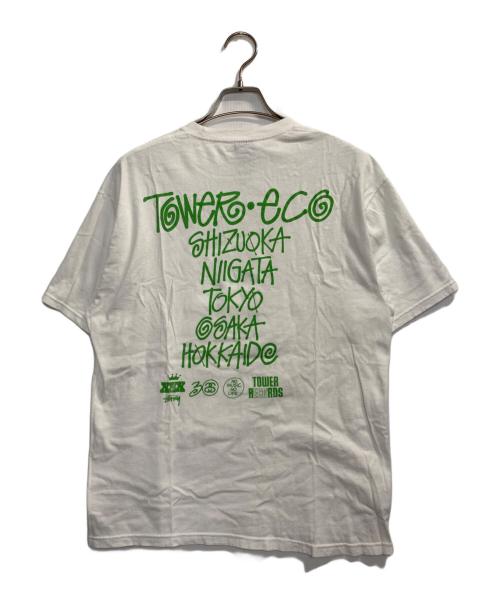 stussy（ステューシー）stussy (ステューシー) コラボTシャツ ホワイト サイズ:Mの古着・服飾アイテム
