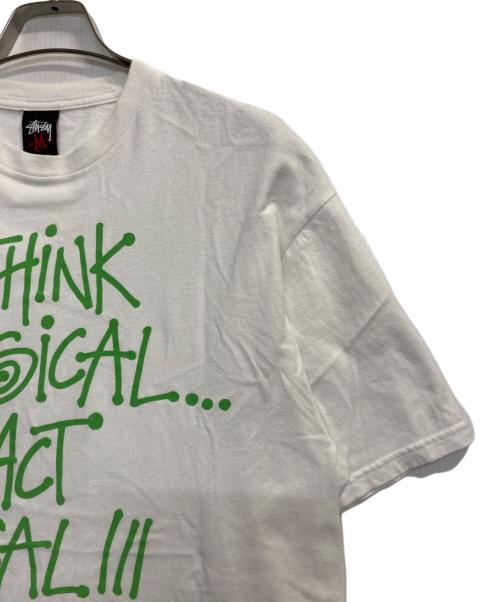 stussy（ステューシー）stussy (ステューシー) コラボTシャツ ホワイト サイズ:Mの古着・服飾アイテム