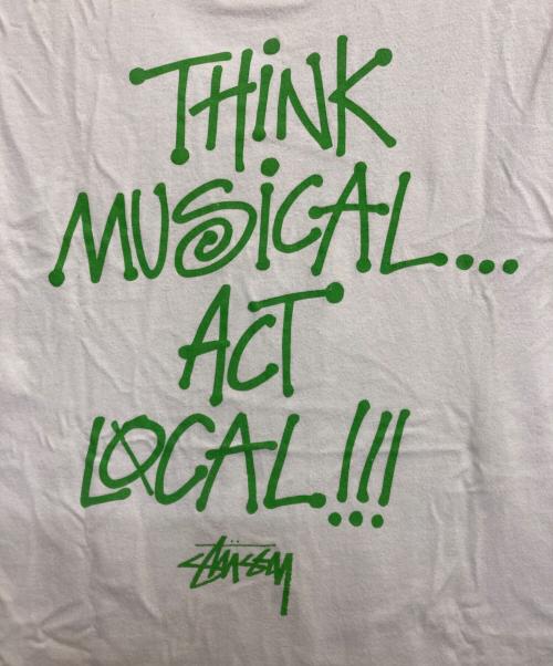 stussy（ステューシー）stussy (ステューシー) コラボTシャツ ホワイト サイズ:Mの古着・服飾アイテム