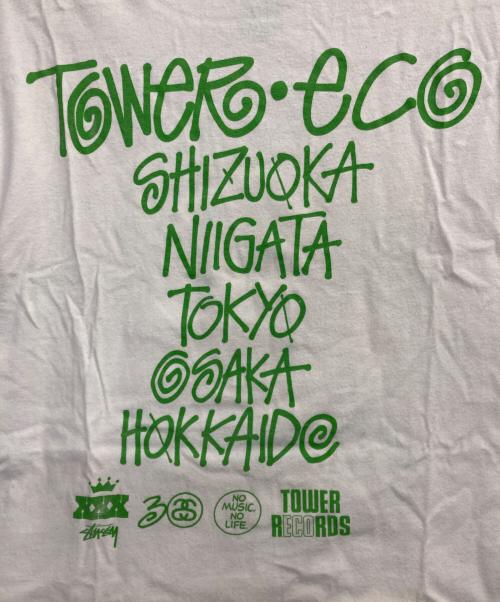 stussy（ステューシー）stussy (ステューシー) コラボTシャツ ホワイト サイズ:Mの古着・服飾アイテム