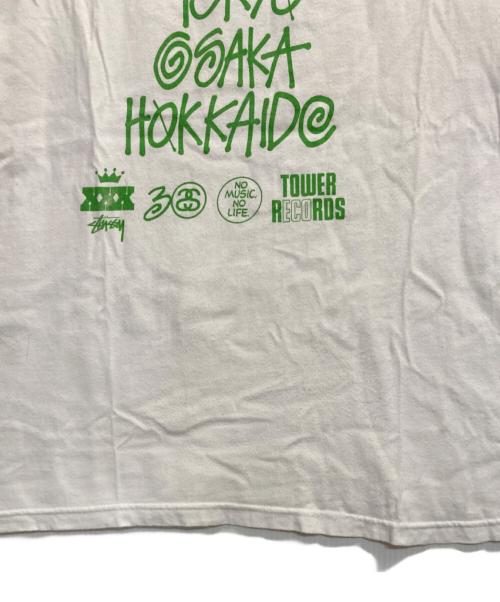 stussy（ステューシー）stussy (ステューシー) コラボTシャツ ホワイト サイズ:Mの古着・服飾アイテム