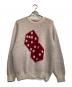 stussy（ステューシー）の古着「DICE MOHAIR SWEATER」｜ホワイト×レッド