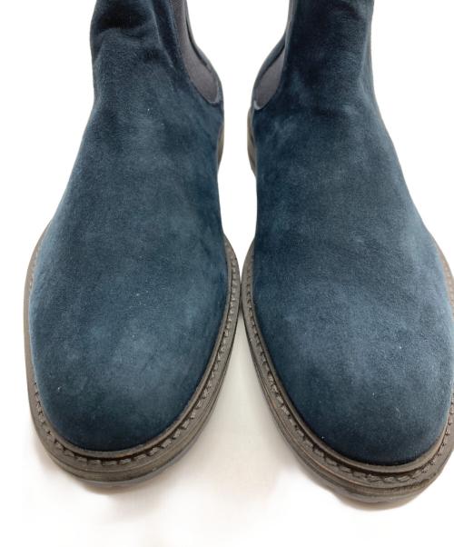 vittoria bellini（ヴィットリアベリーニ）vittoria bellini (ヴィットリアベリーニ) サイドゴアスウェードブーツ ネイビー サイズ:40の古着・服飾アイテム