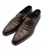 Santoniサントーニ）の古着「別注ローファー」｜ブラウン