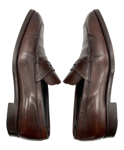 Santoni（サントーニ）Santoni (サントーニ) 別注ローファー ブラウン サイズ:7の古着・服飾アイテム