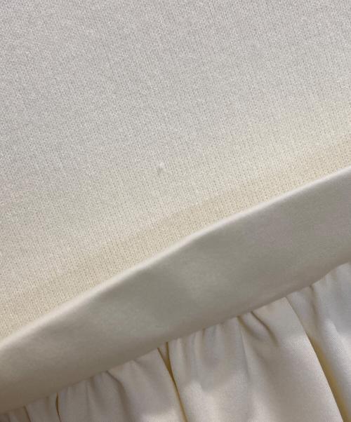 anuans（アニュアンス）anuans (アニュアンス) ポロニットドッキングワンピース アイボリー サイズ:Ｍの古着・服飾アイテム