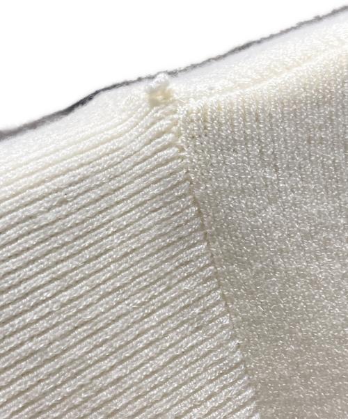 anuans（アニュアンス）anuans (アニュアンス) ポロニットドッキングワンピース アイボリー サイズ:Ｍの古着・服飾アイテム