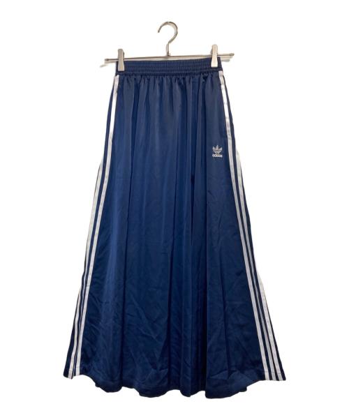 adidas（アディダス）adidas (アディダス) 別注ロングトラックスカート ネイビー サイズ:Ｓの古着・服飾アイテム