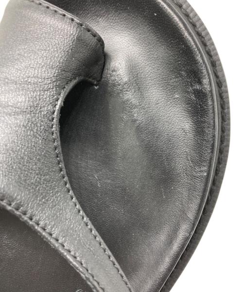 Caminando（カミナンド）Caminando (カミナンド) レザーストラップサンダル ブラック サイズ:7の古着・服飾アイテム