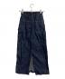 AURALEE (オーラリー) HARD TWIST LIGHT DENIM SKIRT インディゴ：3500円