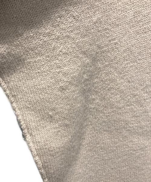 AMI Alexandre Mattiussi（アミアレクサンドルマテュッシ）AMI Alexandre Mattiussi (アミアレクサンドルマテュッシ) ロゴウールセーター ベージュ サイズ:Mの古着・服飾アイテム