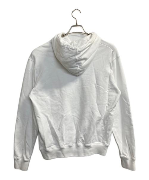 DSQUARED2（ディースクエアード）DSQUARED2 (ディースクエアード) SMURFS COOL SWEATSHIRT ロゴ スウェット フーディ ホワイト サイズ:Sの古着・服飾アイテム