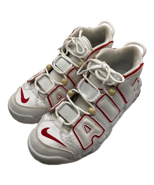 NIKE（ナイキ）NIKE (ナイキ) AIR MORE UP TEMPO96 ホワイト×レッド サイズ:27cmの古着・服飾アイテム