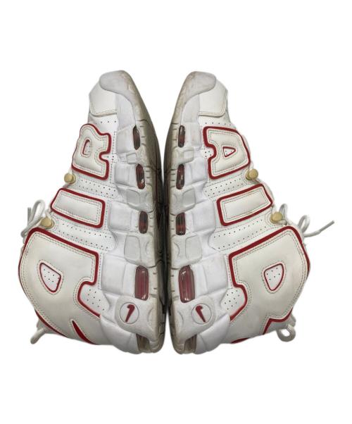 NIKE（ナイキ）NIKE (ナイキ) AIR MORE UP TEMPO96 ホワイト×レッド サイズ:27cmの古着・服飾アイテム