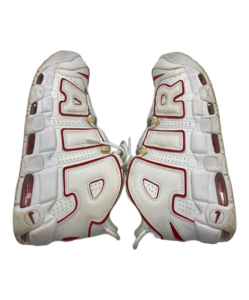 NIKE（ナイキ）NIKE (ナイキ) AIR MORE UP TEMPO96 ホワイト×レッド サイズ:27cmの古着・服飾アイテム