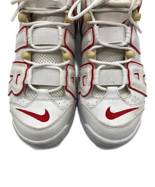 NIKE（ナイキ）NIKE (ナイキ) AIR MORE UP TEMPO96 ホワイト×レッド サイズ:27cmの古着・服飾アイテム