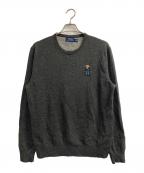 POLO RALPH LAURENポロ・ラルフローレン）の古着「ポロベア刺繍ニット」｜グレー
