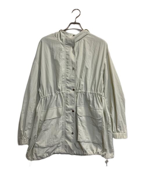 JOURNAL STANDARD relume（ジャーナルスタンダード レリューム）JOURNAL STANDARD relume (ジャーナルスタンダード レリューム) ナイロンフーディーブルゾン アイボリー サイズ:Ｆの古着・服飾アイテム