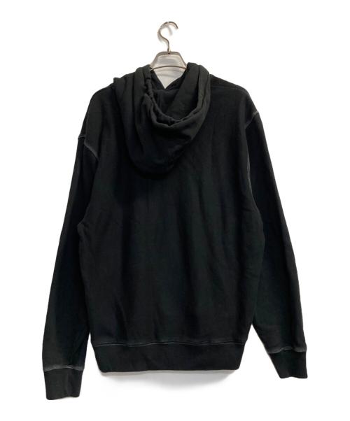 stussy（ステューシー）stussy (ステューシー) 8 Ball Applique Pullover Hoodie 8ボール刺繍プルオーバーパーカー ブラック サイズ:記載なしの古着・服飾アイテム