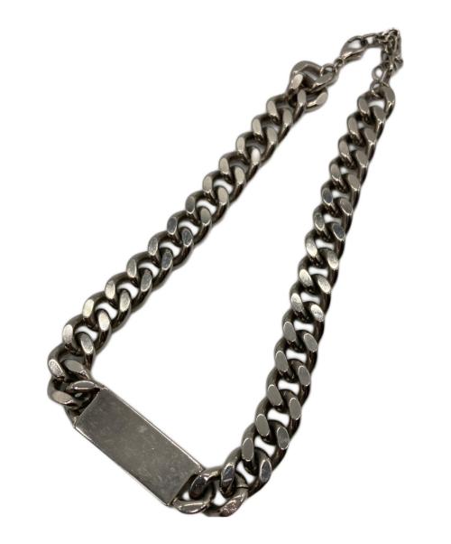 Christian Dior COUTURE（クリスチャンディオールクチュール）Christian Dior COUTURE (クリスチャンディオールクチュール) ロゴプレート喜平チェーンリンクネックレスの古着・服飾アイテム