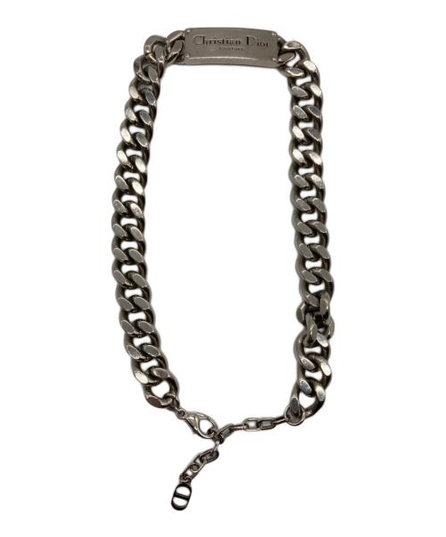 Christian Dior COUTURE（クリスチャンディオールクチュール）Christian Dior COUTURE (クリスチャンディオールクチュール) ロゴプレート喜平チェーンリンクネックレスの古着・服飾アイテム
