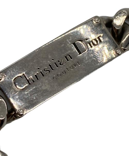 Christian Dior COUTURE（クリスチャンディオールクチュール）Christian Dior COUTURE (クリスチャンディオールクチュール) ロゴプレート喜平チェーンリンクネックレスの古着・服飾アイテム