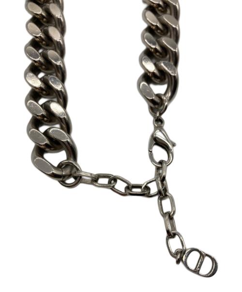 Christian Dior COUTURE（クリスチャンディオールクチュール）Christian Dior COUTURE (クリスチャンディオールクチュール) ロゴプレート喜平チェーンリンクネックレスの古着・服飾アイテム