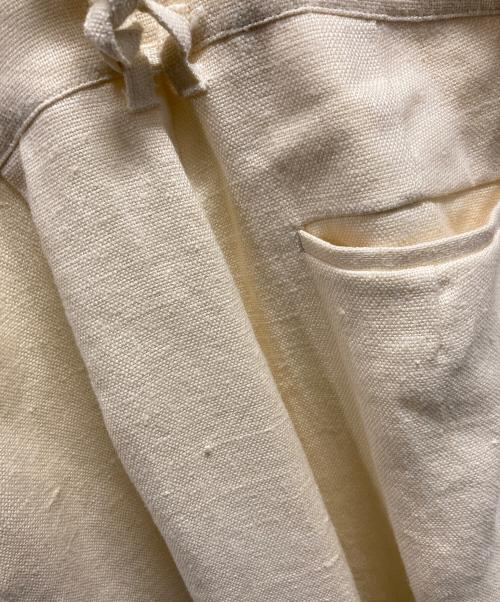 DES PRES（デ プレ）DES PRES (デ プレ) ウェットリネン サロペット アイボリー サイズ:Fの古着・服飾アイテム