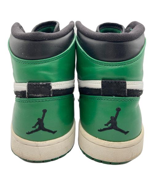 NIKE（ナイキ）NIKE (ナイキ) AIR JORDAN 1 HI RETRO グリーン×ブラック サイズ:28.5cmの古着・服飾アイテム