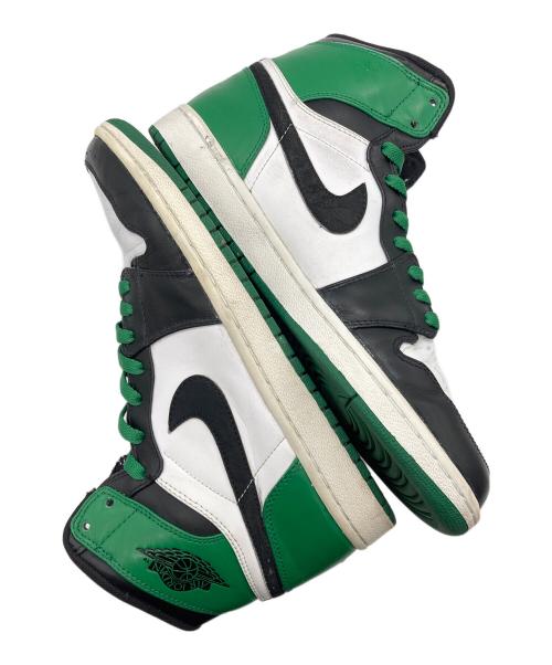 NIKE（ナイキ）NIKE (ナイキ) AIR JORDAN 1 HI RETRO グリーン×ブラック サイズ:28.5cmの古着・服飾アイテム