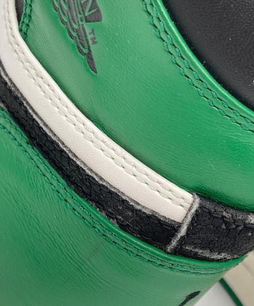 NIKE（ナイキ）NIKE (ナイキ) AIR JORDAN 1 HI RETRO グリーン×ブラック サイズ:28.5cmの古着・服飾アイテム